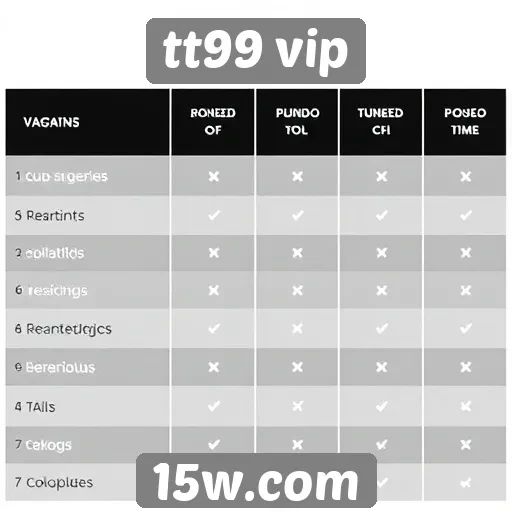 Comparativo entre tt99 vip e outros sites de jogos